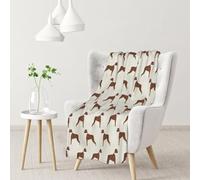 Tcoay Chien Boxer Chiens Boxer Chien Mignon Chiens de Compagnie,Jeté de canapé-lit, Couverture décorative, Couverture de Voyage 30 x 40 Pouces