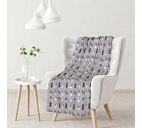 Tcoay Couverture décorative à Motif Cavalier King Charles Spaniel, idéale pour canapé, lit ou Fauteuil, et Parfaite pour Les Voyages (76 x 102 cm).