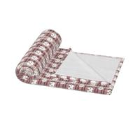 Tcoay Couverture décorative en Flanelle, jeté de lit en Peluche, Couverture de lit pour canapé et Voyages, « Tous Mes Meilleurs Amis sont des Westies ».