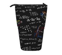 Tcoay Équation mathématique, formules mathématiques, Porte-Crayon Debout, Sac de Papeterie, Pochette à Crayons, Organisateur, étui à Crayons télescopique