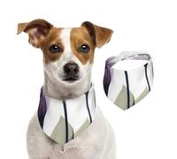 Tcoay Fleurs d'espoir Violet Lavande,Bavoir pour Animaux de Compagnie, écharpe, Bandana pour Chats et Chiens, Serviette pour Chiens, écharpe réglable pour Animaux de Compagnie,S