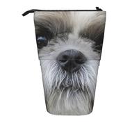 Tcoay Mignon Shih Tzu, Porte-Crayon Debout, Sac de Papeterie, Pochette à Crayons, Organisateur, étui à Crayons télescopique
