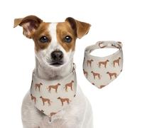 Tcoay Race de Chien Rhodesian Ridgeback,Bavoir pour Animaux de Compagnie, écharpe, Bandana pour Chats et Chiens, Serviette pour Chiens, écharpe réglable pour Animaux de Compagnie,M