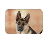 Tcoay Tapis de Sol antidérapant et Absorbant pour Salle de Bain, Tapis d'entrée, Motif Berger d'Allemagne