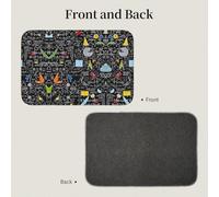 Tcoay Tapis de Sol antidérapant et Absorbant pour Salle de Bain, Tapis d'entrée, Tapis de Sol, Tapis de mathématiques