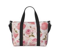 Tcoay Tasses à thé style vintage, sac de plage pour femme - Sacs de voyage réutilisables à bandoulière