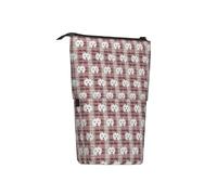 Tcoay Tous Mes Meilleurs Amis sont des Westies, Porte-Crayon Debout, Sac de Papeterie, Pochette à Crayons, Organisateur, étui à Crayons télescopique