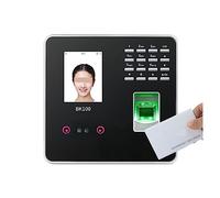 TCP/IP USB biométrique Empreinte Digitale Visage Reconnaissance faciale employé Temps présence Machine Horloge enregistreur Dispositif(Color:BK100-B-IC)