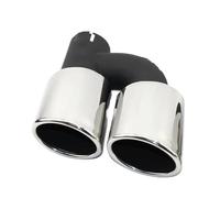 TCPCHKHOPP Double Sortie Embout pour A4 A5 A6 A7 pour Modifier S4 S5 S6 S7 D'échappement en Acier Inoxydable D'échappement Silencieux Pointe Type Pince Embout Échappement(Left)