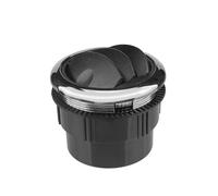 TCPCHKHOPP Grille Aération Voiture Sortie De Climatisation Ronde Universelle avec Grille D'aération A/C Chromée 75mm pour Bus RV Bouche Aérations(1)