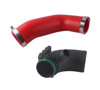 TCPCHKHOPP Tuyau D'admission pour Octavia MK3 pour VRS 5E 1.8T 2.0T Tuyaux De Mise À Niveau Turbo Entrée Et Sortie Silencieux Accessoires De Remplacement(Red Hose)