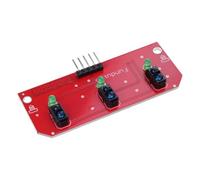 TCRT5000 Module de traçage 3 voies pour robot de voiture | Installation facile à réponse rapide pour module de recherche de ligne éducation robotique