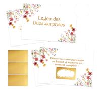 TCRZHHRX 50 Cartes à Gratter Mariage Personnalisables | Kit d'Animation Interactive pour Soirée de Noces | Jeu Créatif Cadeau Original Français (Félicitations, Événement Invités)