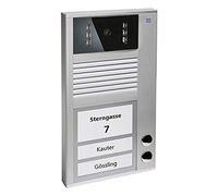 TCS AVC12020-0010 Video, 2-Draht Außenstation, Serie AVC, 2 Tasten, silber