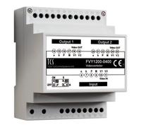 tcs TCS Répartiteur vidéo de contrôle de porte 2 voies VT02-SG FVY1200-0400 Quantité:1