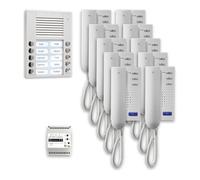 tcs TCS Tür Control Station audio extérieure Pack 10 boutons PES AP PPA10-EN/02 Quantité:1
