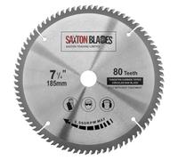 TCT18580T20B TCT Lame de scie circulaire 185 mm x 80 T x 20 mm alésage 16 mm pour Evolution Bosch Makita etc.
