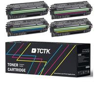 TCTK Toner 212X Lot de 4 CMJN Compatible avec HP Color LaserJet Enterprise Flow MFP M554 M578c, pour Color LaserJet Enterprise M554 M554dn M555 M555dn M555x, remplace W2120X