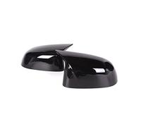TCVCTNMZTX 1 paire couvercle de miroir arrière carbone abdos Couvercle remplacement rétroviseur compatible for E70 E71 X5 F15 x6 F16 07-18 Compatible for X4 F26 x3 F25 rétroviseur(X6 G06 Black 19-20)