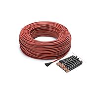 TCVCTNMZTX 10-10 0m bricolage Câble chauffant spécial for chauffage Fournitures de 33OHM en caoutchouc carbone câble Fil électrique(50m)