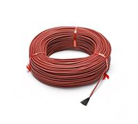 TCVCTNMZTX 220v peut choisir une application WiFi Control infrarouge Système de chauffage au sol chaud dans plancher Câble en fibre carbone for thermostat Fil électrique(20m)