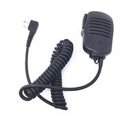 TCVCTNMZTX 2pin Microphone Mike for la main V8 F21 F11 V82 V85 F26 F22 IC-02AT IC-03AT Talkie talkie convient for JE VIENS Microphone pour interphone