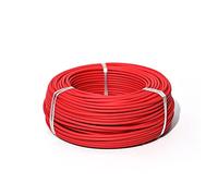 TCVCTNMZTX Câble photovoltaïque 2.5mm² 4mm² 6mm² câble d'alimentation solaire de/Tuv for Pv Panneaux Connexion Rouge Noir Fil électrique(Red,8M_AWG11-4MM2)