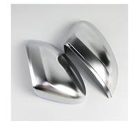 TCVCTNMZTX Couvercle de miroir voiture R Line Matte Chrome Argent Rétroviseur Capuchon Casquette Casting Fit for Vw Apte for Passat B8 for Cc for Arton rétroviseur(Withouot Side Assist)