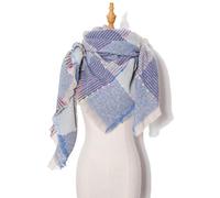 TCVCTNMZTX Écharpe d'hiver for femme, écharpe triangulaire tricotée, châle for carreaux et for Écharpe(O)