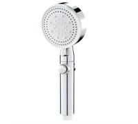 TCVCTNMZTX Pommeau de douche for économie d'eau, 5 modes réglables, arrêt for une touche, massage l'eau, écologique, accessoires salle bain Pommeau de douche