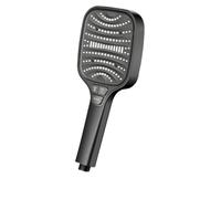 TCVCTNMZTX Pommeau de douche réglable, 8 modes, effet pluie, grand débit, économie d'eau, accessoires salle bain Pommeau de douche(Black Shower)