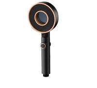 TCVCTNMZTX Pommeau de douche Supercharge 13 pouces, panneau super grand, montage au plafond, 3 modes, haute pression, débit, salle bain for effet pluie Pommeau de douche(Black hand shower)