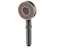 TCVCTNMZTX Pommeau de douche Supercharge 13 pouces, panneau super grand, montage au plafond, 3 modes, haute pression, débit, salle bain for effet pluie Pommeau de douche(Grey hand shower)