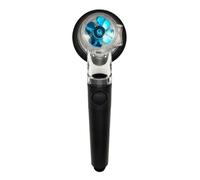 TCVCTNMZTX Pommeau de douche Turbo Propeller Big Boost for bouton d'arrêt du filtre, buse pulvérisation réglable for 3 modes, pommeau haute pression for salle bain Pommeau de douche(B)