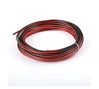 TCVCTNMZTX PVC 2 2Awg Cordon de câble Conducteur Fil parallèle 25 mètres cuivre en conserve for les bandes LED s'allume une couleur unique Fil électrique