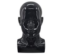 Tcwuzick Tête de Mannequin Homme Tête de Mannequin Professionnel pour Présentoir Perruques Chapeaux Casque Masque Lunettes de Soleil Bijoux et Scravat Display Stand (UK-90lianghei)