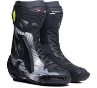 TCX RT-Race Pro Air 2023 Bottes de moto, noir-gris-blanc, taille 38
