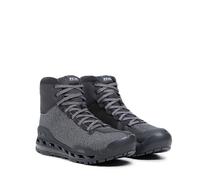 TCX Climatrek Chaussures de Moto Respirantes et Imperméables pour Hommes avec Gore Entended Comfort et Gor-Tex Surround Technology, Noir/Gris, 42 EU