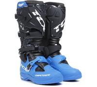 TCX Comp Evo 2 Michelin Bottes de motocross, noir/bleu, Taille 40