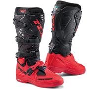 TCX Comp Evo 2 Michelin Bottes de motocross, noir/rouge, Taille 38