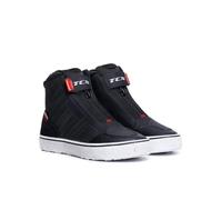 TCX Femme IKASU 2 WP WMN Chaussures Moto Imperméable, Black/Dark Red, 41 EU