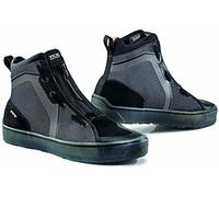 TCX Ikasu Chaussures de moto imperméables, noir-gris, taille 45 pour homme