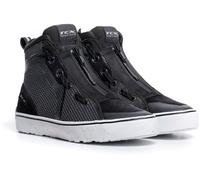TCX Ikasu Air Chaussures moto pour femmes, Noir/Gris/Blanc, Taille 40