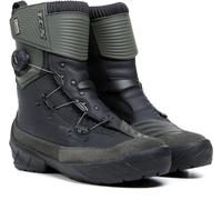 TCX Infinity 3 Mid WP Bottes de moto, noir-vert, taille 47