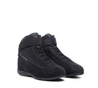 TCX - Lady Sport, Chaussures de Moto pour Femmes, Chaussures Certifiées, confortables et Polyvalentes, Tige en Daim, Lacets et Fermeture Velcro, Noir