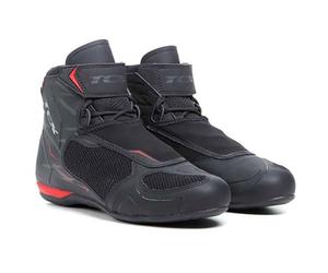 TCX Men's R04d Air Men's Motorcycle Boots, Breathable and Versatile, Mesh Upper with Hot-Melt Coating, Laces and Velcro Closure