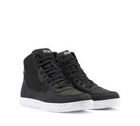 TCX - MOOD 2 GORE-TEX, Bottes de Moto Imperméables, Noir/Blanc/Vert, 48