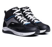 TCX Nalbak Chaussures de moto imperméables, Noir/Blanc/Bleu, Taille 46