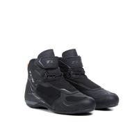 TCX - R04D AIR, Bottes de Moto pour Hommes, Respirantes et Polyvalentes, Tige en Maille avec Revêtement Thermofusible, Lacets et Fermeture Velcro, Noir/Gris