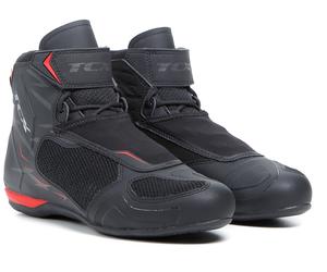 TCX RO4D Air Chaussures de moto, noir-rouge, taille 42 pour homme